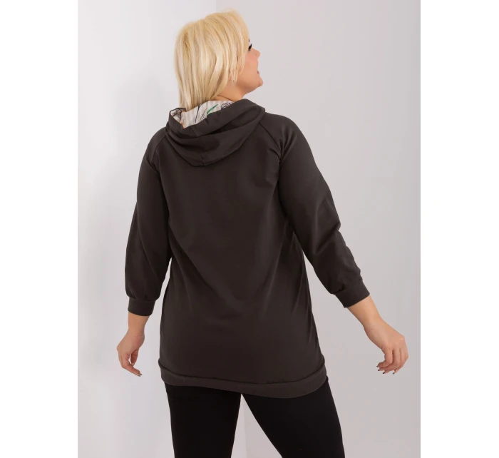 Mikina RV BL 8221.96 tmavá khaki Mikina RV BL 8221.96 tmavá khaki