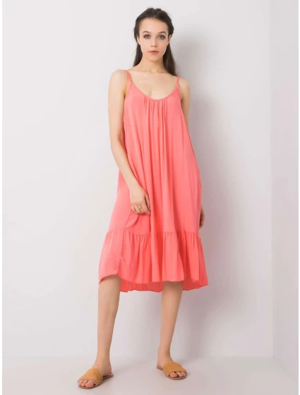 Šaty TW SK BI 81961.98 koralov Šaty TW SK BI 81961.98 koralov