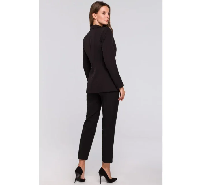 K036 Blejzer s jednou zadnou časťou - čierny