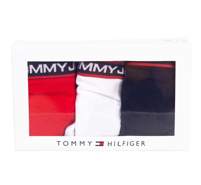 Tommy Hilfiger 3pack tangá UW0UW047090WE White/Black/Red