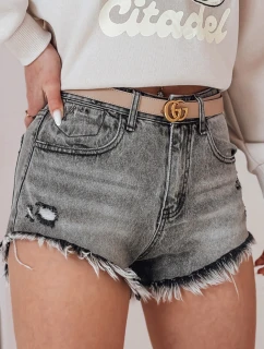 Dámske džínsové šortky SHORT LIFE grey FashionStreet SY0478