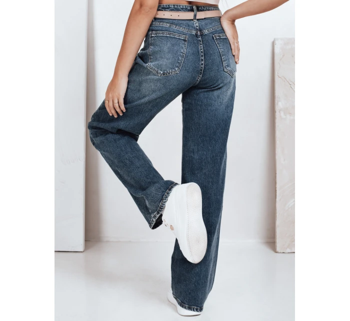Dámské modré džíny s širokými nohavicemi Dstreet model 21992585 - FashionStreet