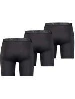 Pánské boxerky Puma Long 3-Pack černé pohodlné Pánské boxerky Puma Long 3-Pack černé pohodlné