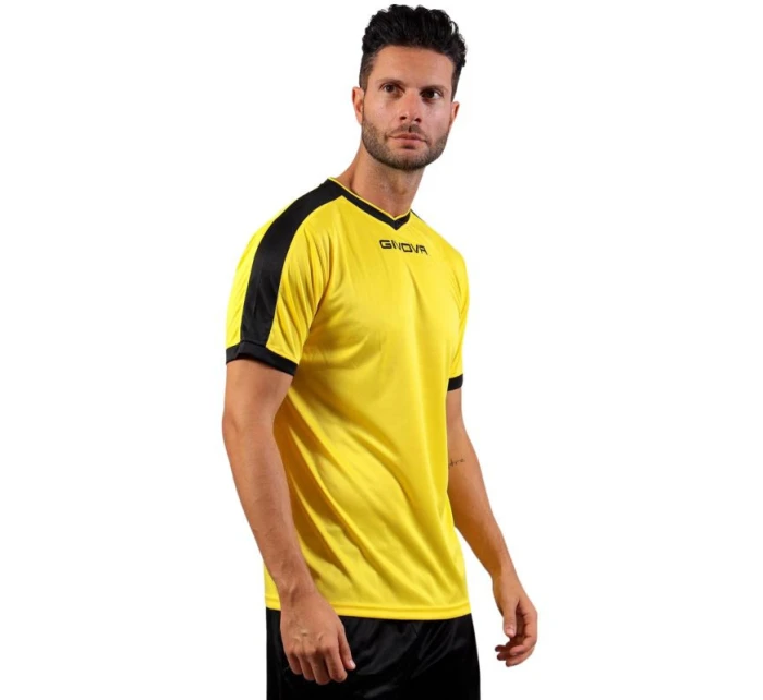 Givova Revolution Interlock tričko žlto-čierne MAC04 0710