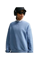 Dámská mikina Studio Fleece, modrá, model 22313329 - NIKE