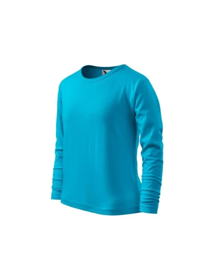 Tričko FitT LS Jr model 18688280 tyrkysová - Malfini Tričko FitT LS Jr model 18688280 tyrkysová - Malfini