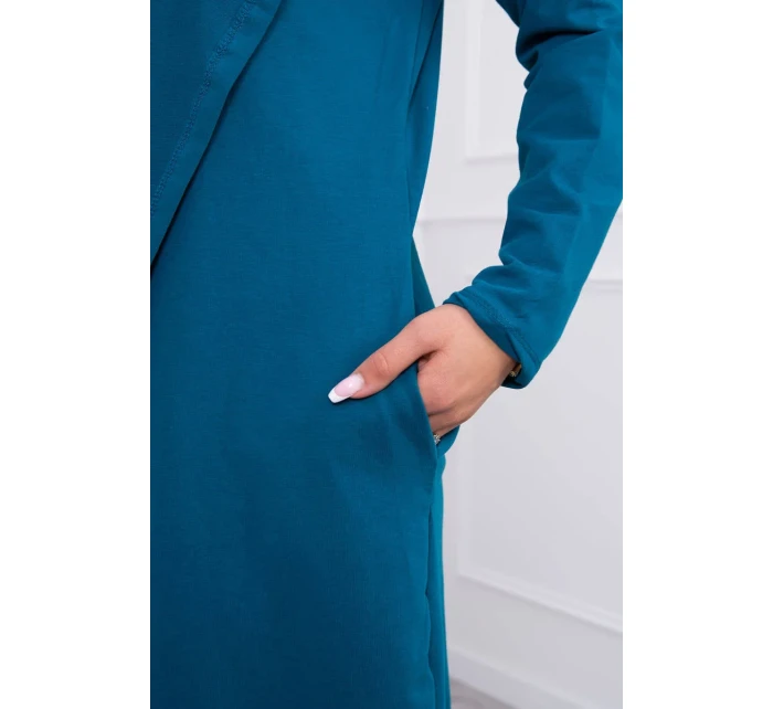 Dlouhá pláštěnka s kapucí, námořní Dlouhá pláštěnka s kapucí, námořní