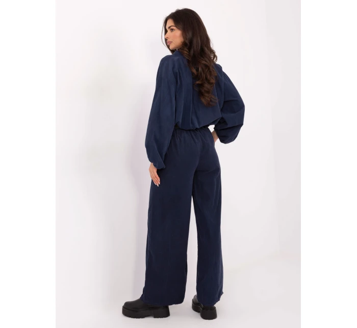 Spodnie IT SP model 21722853 granatowy - FPrice Spodnie IT SP model 21722853 granatowy - FPrice