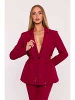 M873 Sako so šnúrkou v páse - bordové