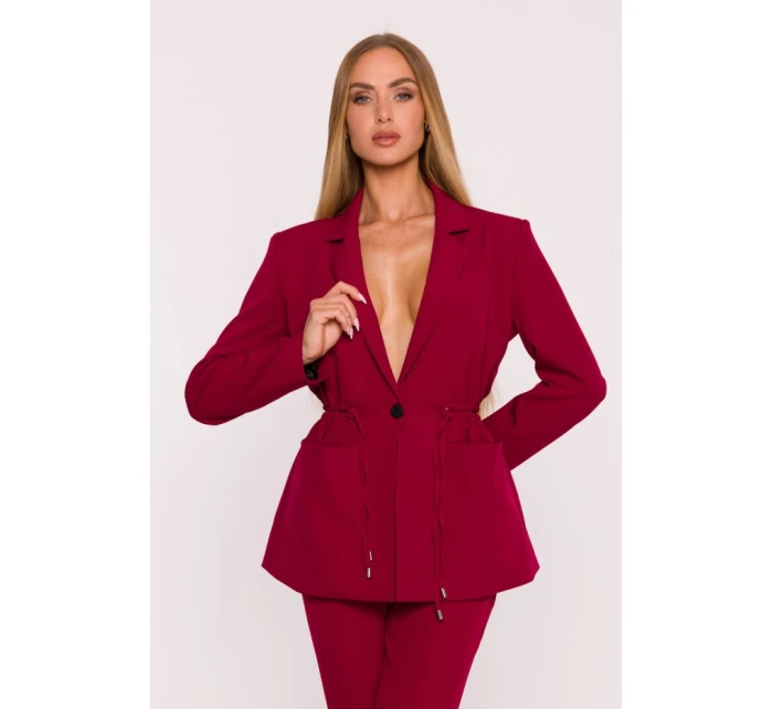 M873 Sako so šnúrkou v páse - bordové