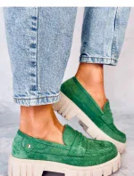 Dámske topánky na vysokej platforme UK132P Green - Seastar