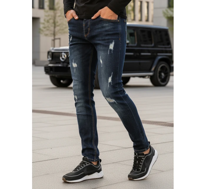 Pánské tmavě modré kalhoty Dstreet model 21965138 - FashionStreet