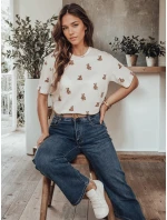 Dámské tričko bílé Dstreet model 21976398 - FashionStreet Dámské tričko bílé Dstreet model 21976398 - FashionStreet