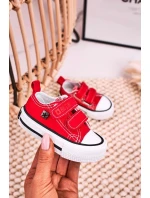 Dětské Tenisky Na Suchý Zip BIG STAR model 21545403 červené - Big Star Shoes Dětské Tenisky Na Suchý Zip BIG STAR model 21545403 červené - Big Star Shoes