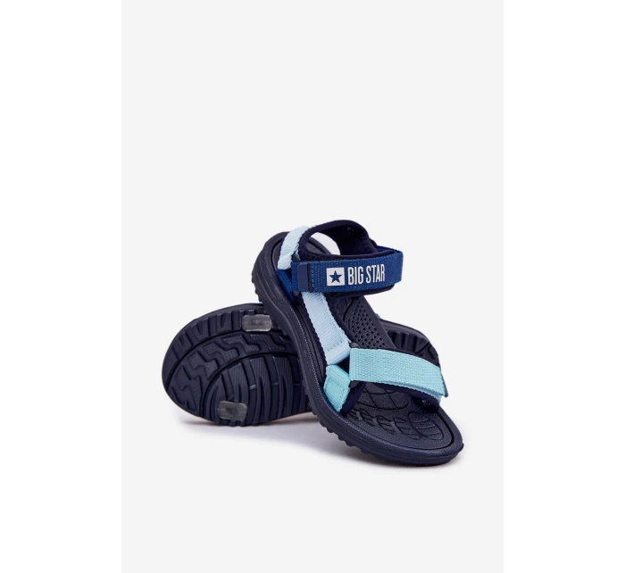 Sandały Dziecięce Na Rzepy Big Star RR374520 Granatowe Sandały Dziecięce Na Rzepy Big Star RR374520 Granatowe