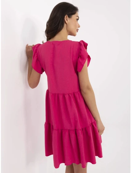 Sukienka WN SK model 21135194 fuksjowy - FPrice Sukienka WN SK model 21135194 fuksjowy - FPrice