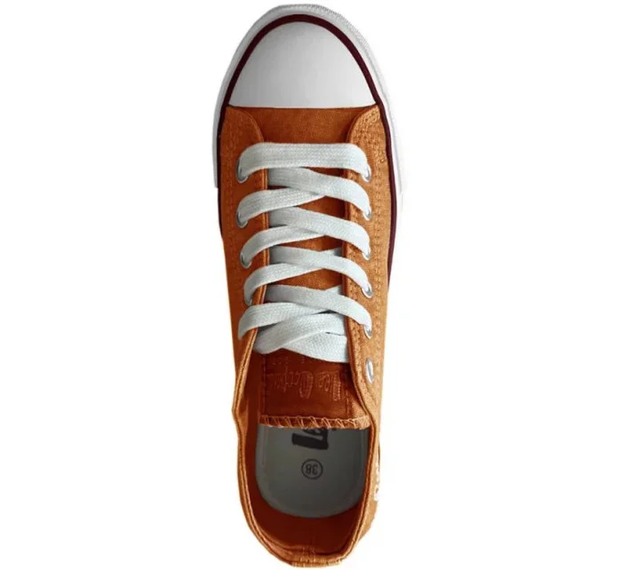Dámské sportovní boty model 20184003 Hořčicová s bílou - Lee Cooper