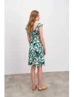 Dámske šaty 16454 Light beige / green - Vamp