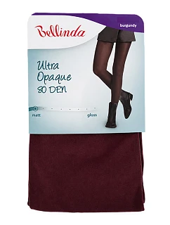 Nepriehľadné pančucháče ULTRA OPAQUE 80 DEN – BELLINDA – vínová