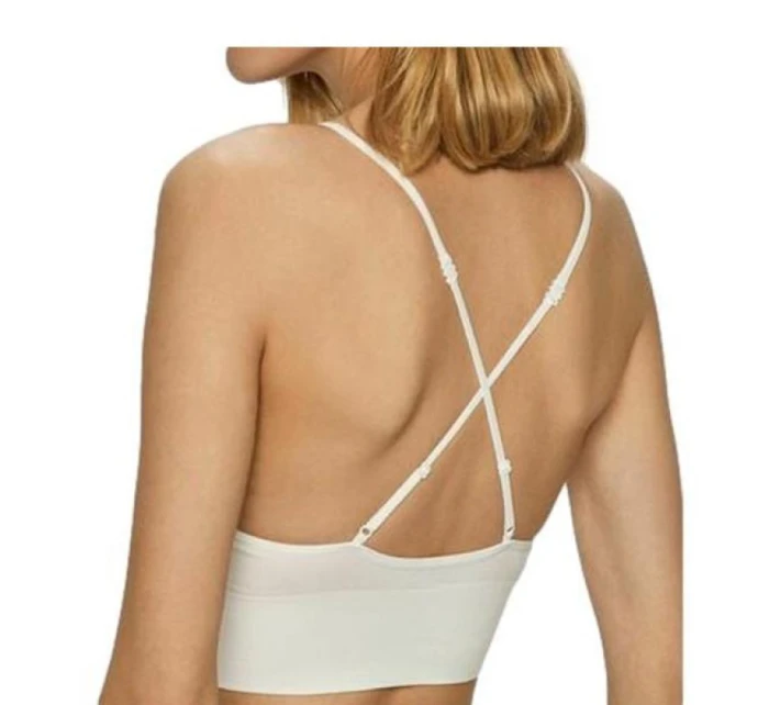 Dámska podprsenka Reebok SEAMLESS BRA TERRI v bielej farbe (C95130)