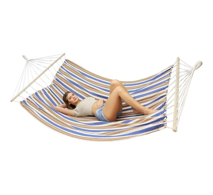 ZÁHRADNÝ HAMMAK 1 OSOBA 200x100 cm s tyčou 1052182