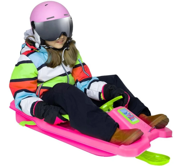 ADAŚ PLASTOVÝ PLECH S BRZDOU A DIERKOU 84x43x25CM MODRÝ