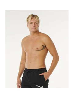 Pánske nohavice RIP CURL Icons Of Surf Trackpant, čierne