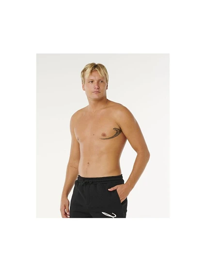 Pánske nohavice RIP CURL Icons Of Surf Trackpant, čierne