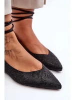 Baleríny Ozdobené Černé model 21629767 - Boto