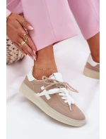 Nízké Dámské Sportovní Boty Béžové model 21685644 - Boto