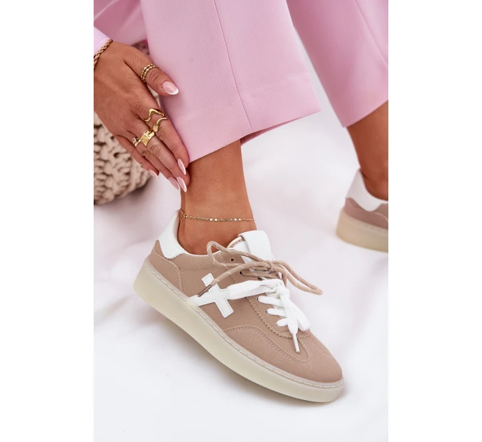 Nízké Dámské Sportovní Boty Béžové model 21685644 - Boto