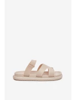 Dámské Gumové Klapky S Páskem Béžové model 21702749 - Boto