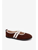 Športové baleríny s elastickými remienkami Chocolate Donatella
