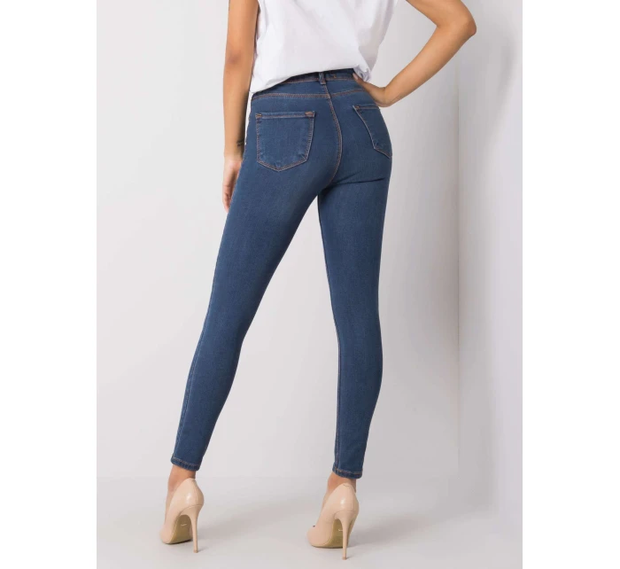 Džínový kalhoty 319 SP model 15091477 tmavě modrá - FPrice Džínový kalhoty 319 SP model 15091477 tmavě modrá - FPrice