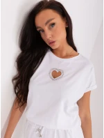 Sukienka RV SK model 21110933 biały - FPrice Sukienka RV SK model 21110933 biały - FPrice