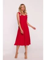 Šaty Fit &  červené model 21470698 - STYLOVE