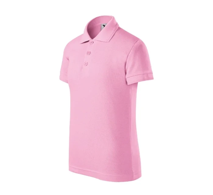 Detské tričko Pique Polo ružové