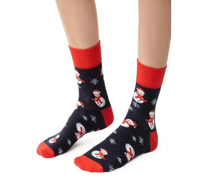 Dámské vánoční ponožky model 21327638 3540 - Steven Dámské vánoční ponožky model 21327638 3540 - Steven