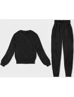 Černá dámská velurová souprava model 18973574 - J.STYLE Černá dámská velurová souprava model 18973574 - J.STYLE