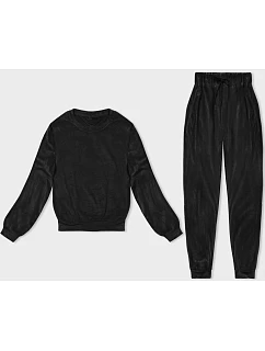 Černá dámská velurová souprava model 22372292 - J.STYLE