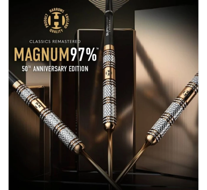 Šípky Harrows Magnum 97% 50th Anniversary Edition steeltip Šípky Harrows Magnum 97% 50th Anniversary Edition steeltip