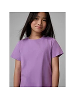 Dievčenské jednofarebné tričko 4F 4FJRSS26TTSHF3554-12S deti