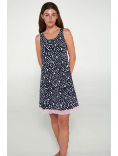 Noční košile s knoflíkovou légou model 19696363 - Vamp