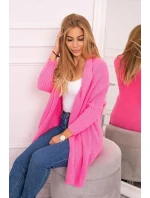 Sveter s netopierími rukávmi svetlo ružový
