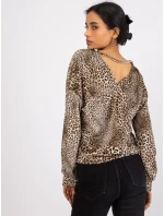 Blúzka DHJ BZ 6550 2.34P čierna a béžová Blúzka DHJ BZ 6550 2.34P čierna a béžová