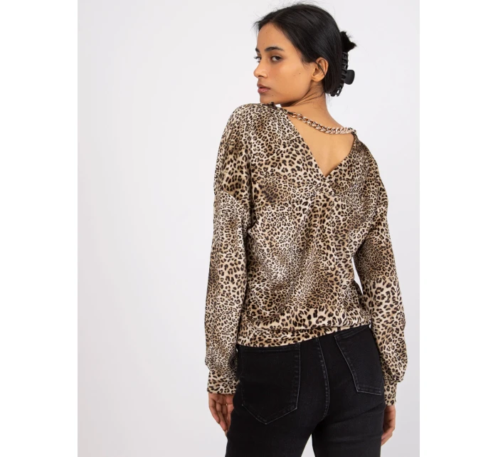 Blúzka DHJ BZ 6550 2.34P čierna a béžová Blúzka DHJ BZ 6550 2.34P čierna a béžová