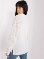 Bluzka LK BZ model 18650822 ecru - FPrice Bluzka LK BZ model 18650822 ecru - FPrice