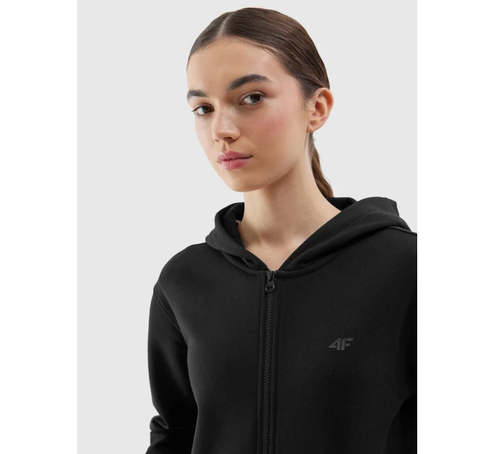 Dámska mikina s kapucňou 4F - čierna
