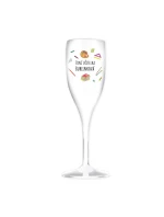 Personalizovaná nerozbitná prosecco sklenice pro paní učitelku/pana učitele (pomůcky)