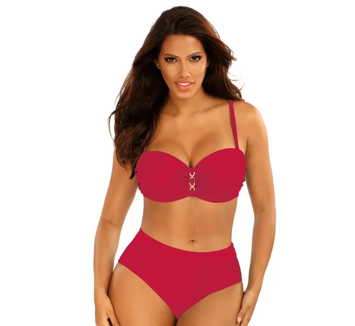 Dámske dvojdielne plavky New Trends 8 S730DA5-21c sv. zelená - Self Dámske dvojdielne plavky New Trends 8 S730DA5-21c sv. zelená - Self